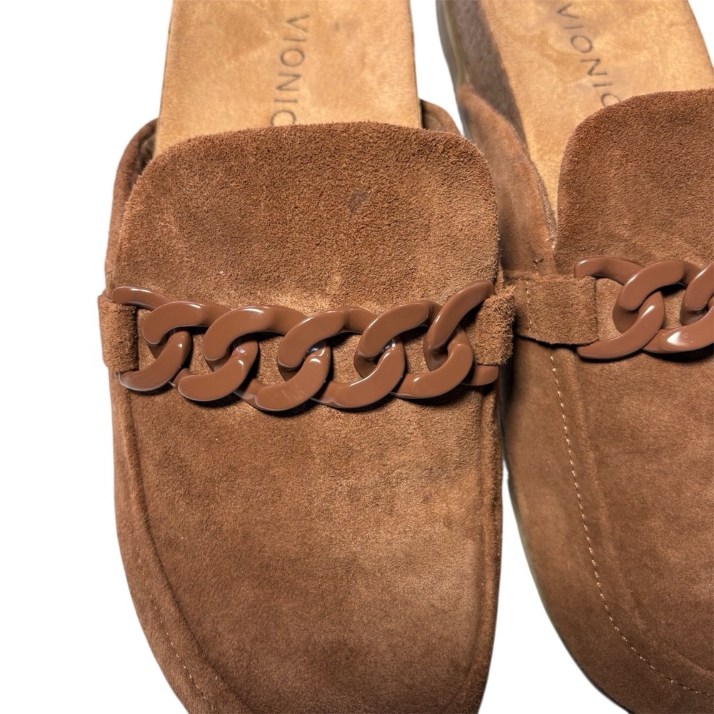 Vionic Georgie Mule Brown Suede Size 8 - Picture 5 of 7